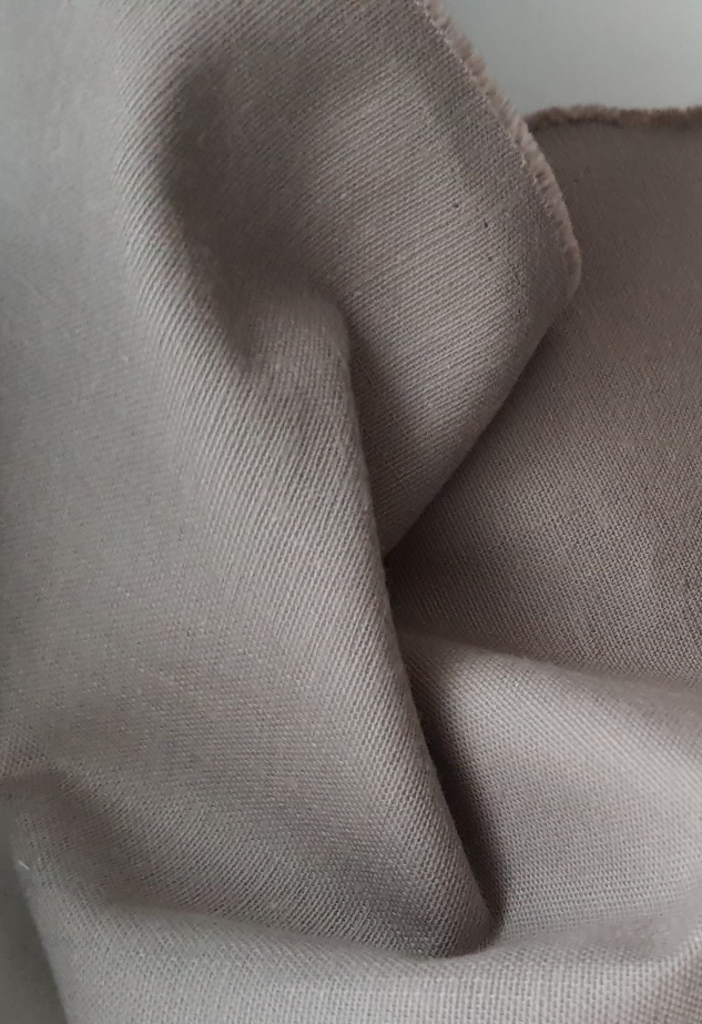 Tissu coton gris