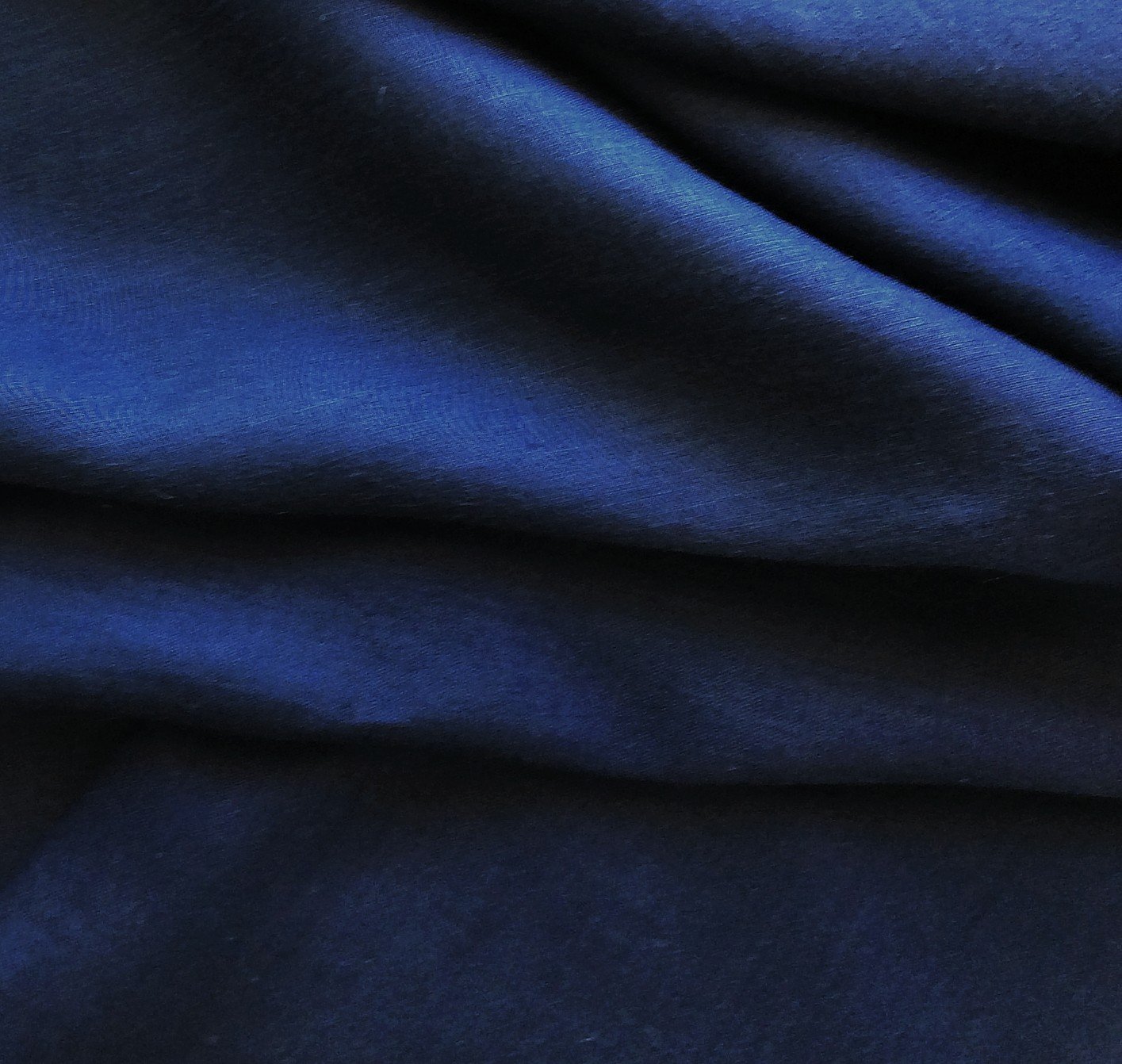 tissu ameublement bleu marine