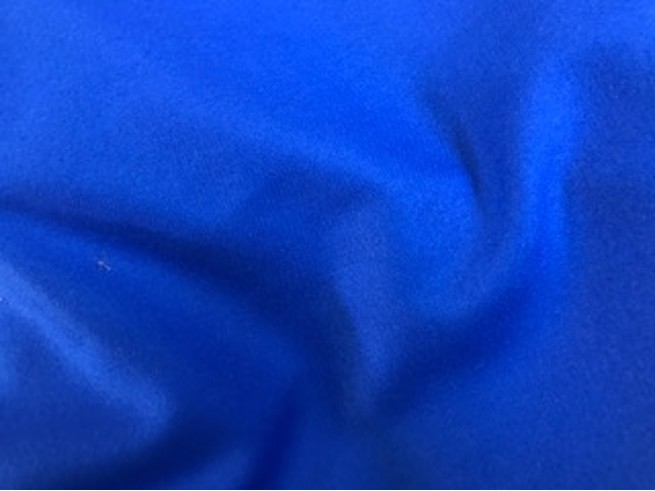Tissu drap de laine peignée Bleu France