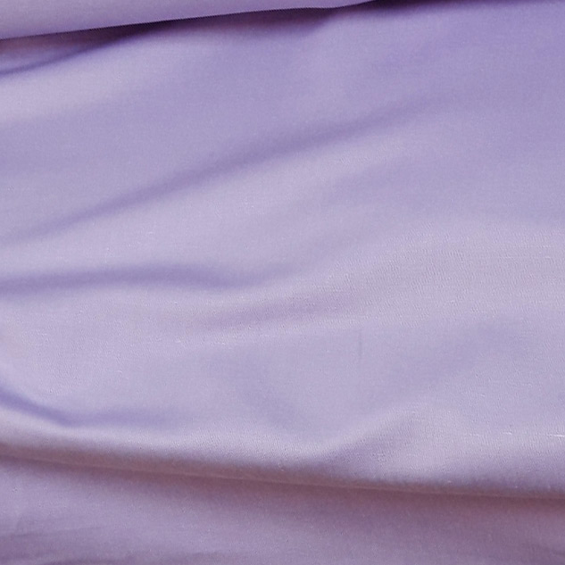 Tissu en lin et coton sergé violet