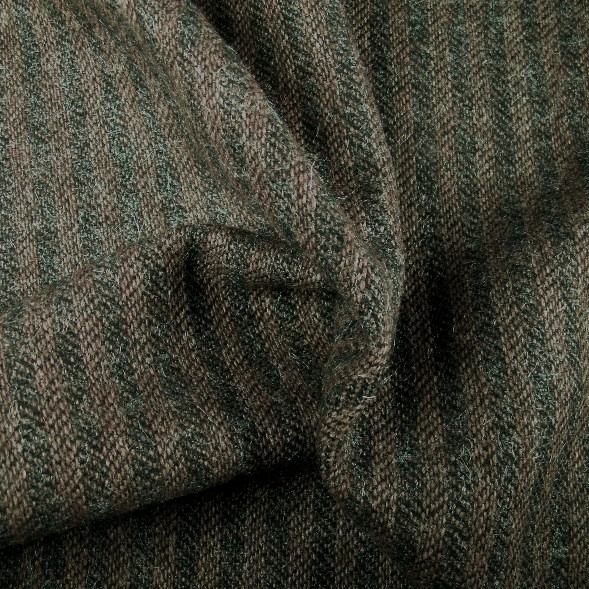 Tissu de laine rayures
