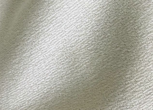Tissu laine gabardine blanc
