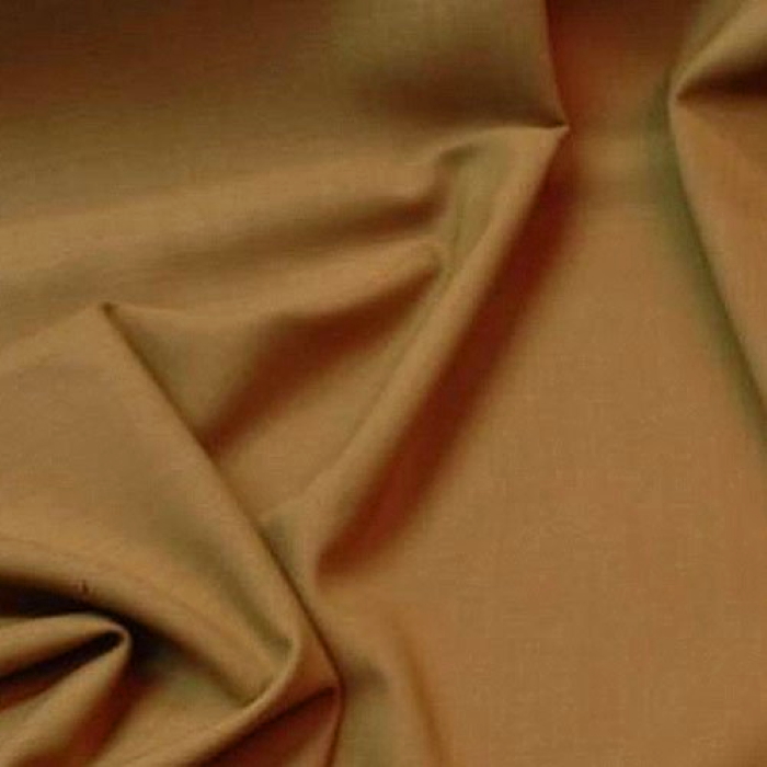 Tissu au metre polyester laine uni Camel extensible