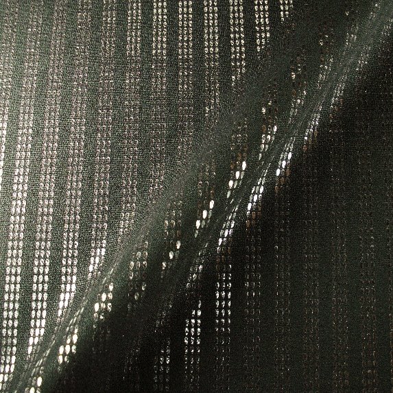 Tissu polyester-laine imprimé bande brillante