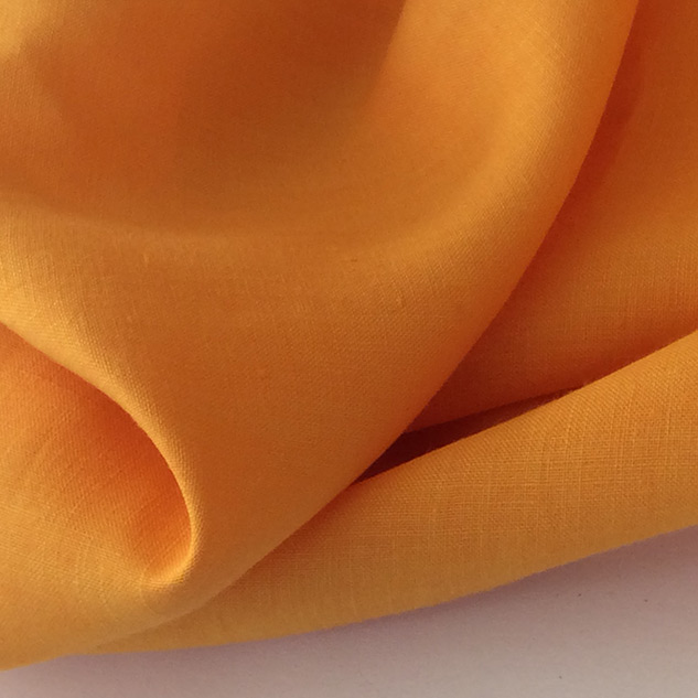 tissu viscose tissu jaune coquelicot