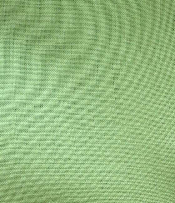 Bâche de tissu en lin vert