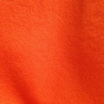 Drap de laine bouillie orange pour capes, trenchs, blousons