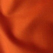 Tissu flanelle de laine orange vif