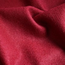 Rideau au metre laine mohair rouge