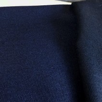 Drap de laine sergé bleu