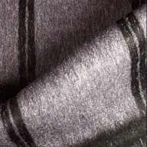 Tissu laine grand carreaux noir sur fond violet