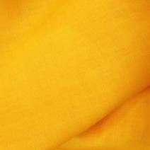 Tissu en toile de lin jaune