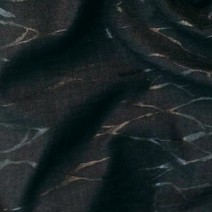 Tissu flanelle de laine gris et noir