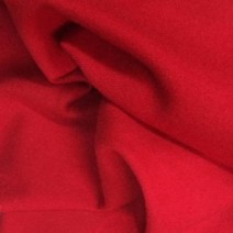 Tissu flanelle de laine tissu rouge