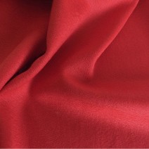 tissu laine gabardine rouge