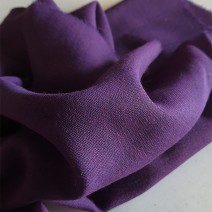 Tissu laine toile voilage violet