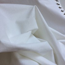 tissu blanc doux