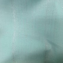 Tissu lin turquoise à rayures brillantes