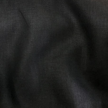 tissu lin noir de qualité