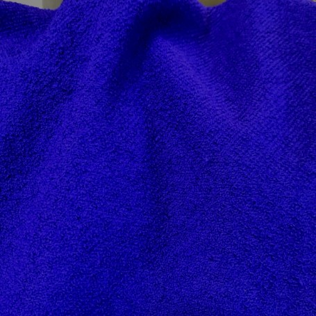 laine bouillie tissu bleu