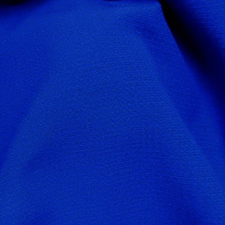 Tissu de laine crêpe bleu