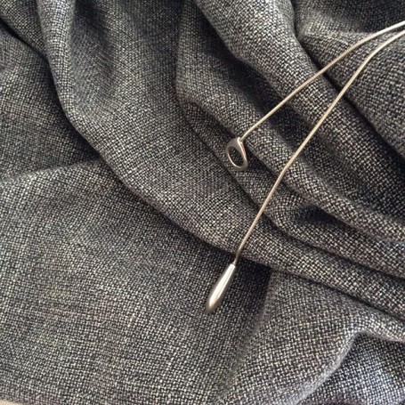 tissu couture gris