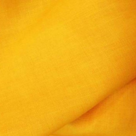 Tissu en toile de lin tissu au metre jaune