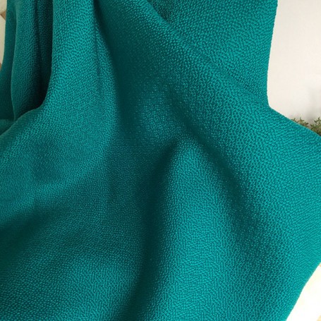 Tissu polypropylène cannage turquoise