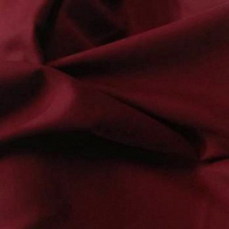 Tissu flanelle de laine peignée rouge foncé