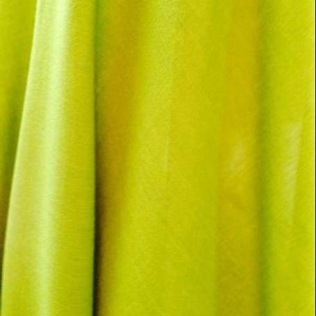 Tissu laine toile voilage vert