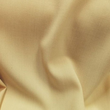 Tissu  polyester-laine crepe jaune