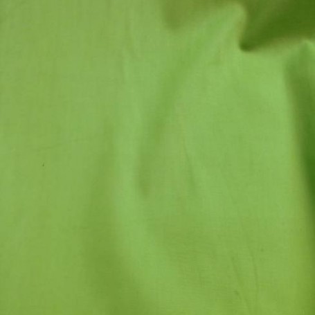 Tissu coton popeline vert anis