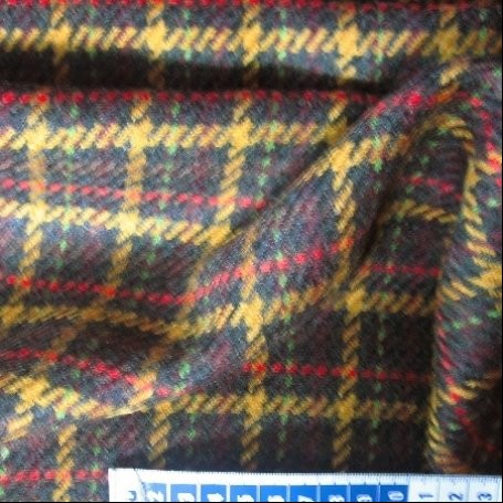 Tissu de laine écossais Marron