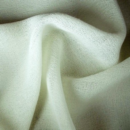 Tissu polyester laine crepeline