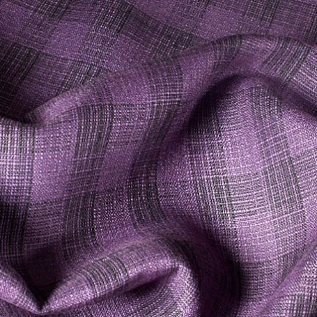 Tissus écossais en lin violet